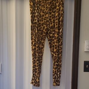 Leopard Print Women's Pants